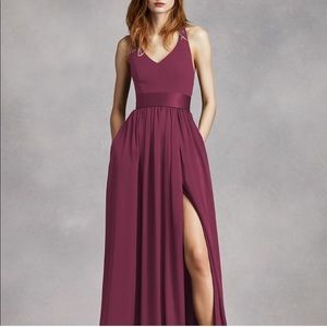 Vera Wang Wine (Bridesmaid) Dress